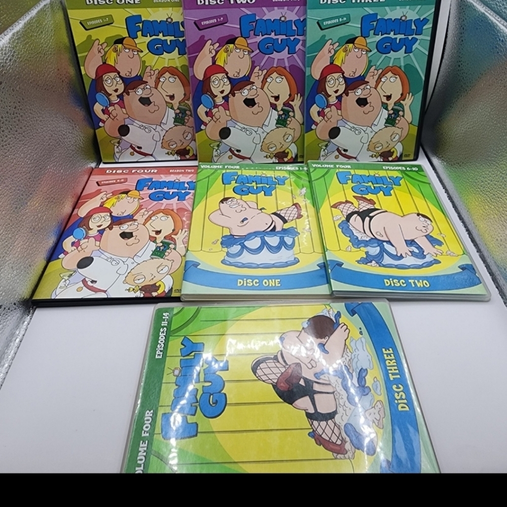 Family Guy DVD lot Season 1, 2, 4